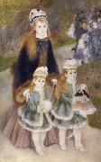Pierre-Auguste Renoir Mother and children oil painting artist